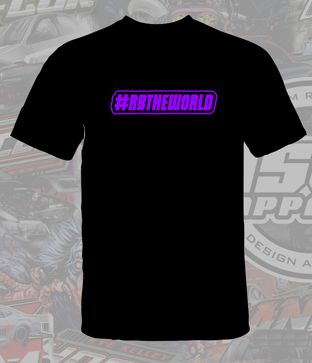 RB THE WORLD T-SHIRT - BRAND NEW!- *3 COLOURWAYS AVAILABLE*